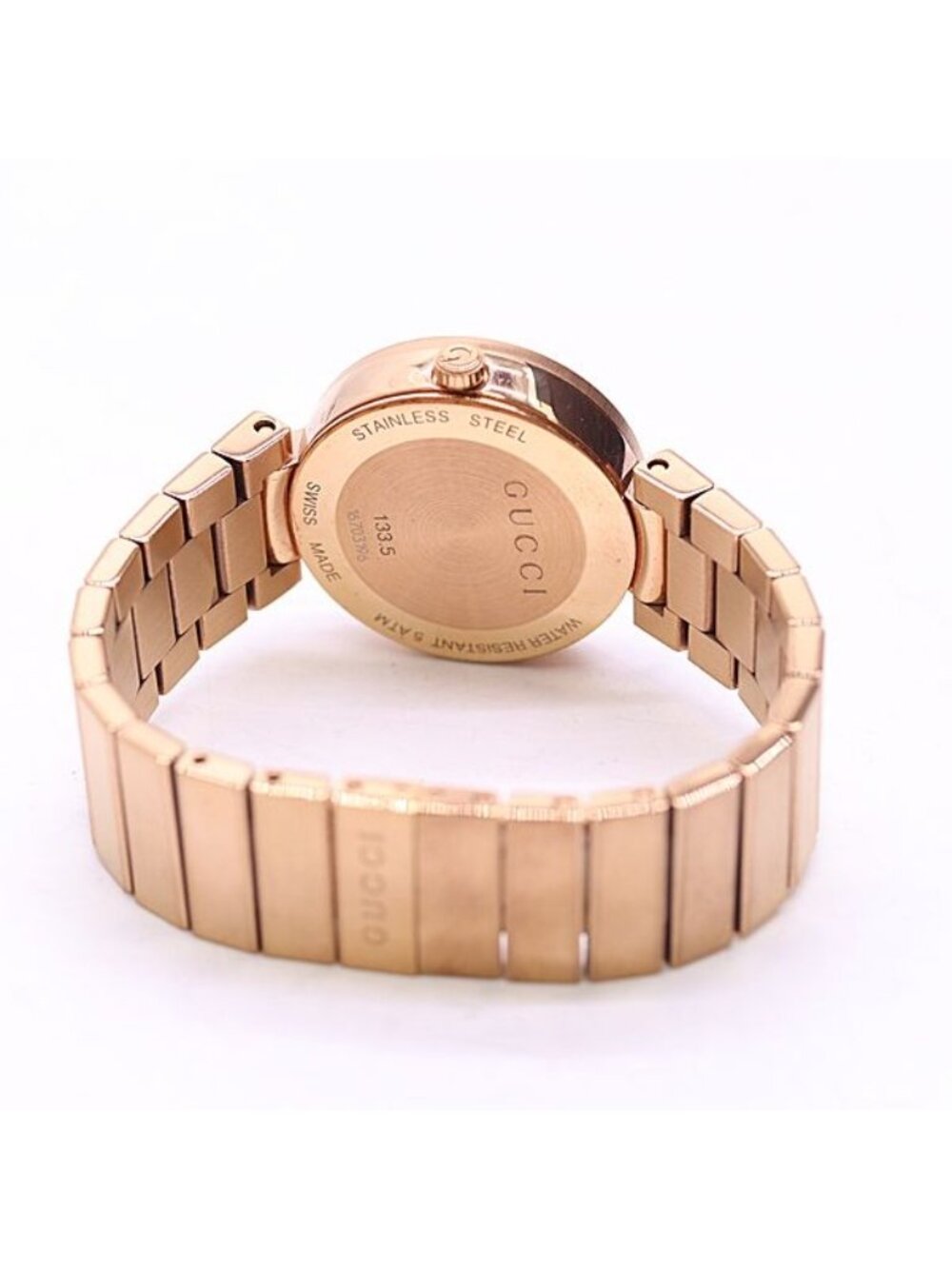 Gucci Interlocking 133.5 SS Quartz White Shell Dial Watch - Picture 4 of 4